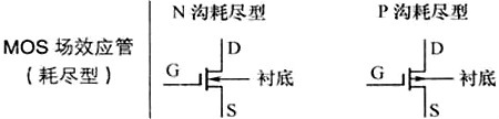 场效应管电路图符号