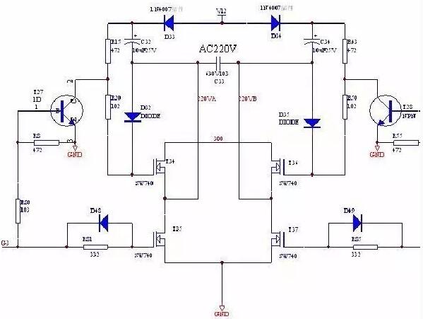 MOSFET栅极应用电路