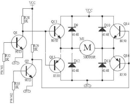 mos管h桥驱动电路图
