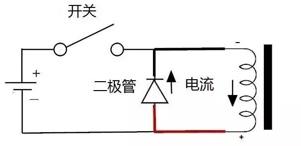 继电器为什么要并联二极管