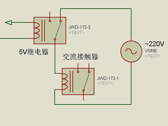 单片机控制交流接触器