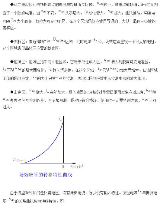 JFET,场效应管