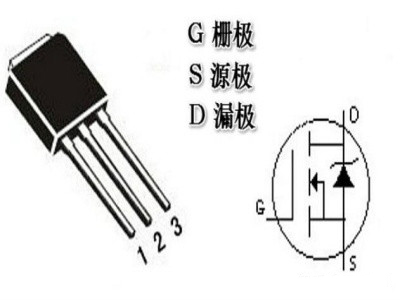 mos管三个引脚如何区分