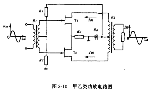 双场效应管推挽功率放大器