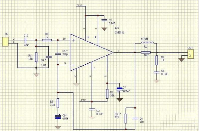 LM3886功放电路图