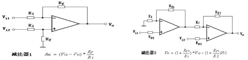 运算放大器计算公式