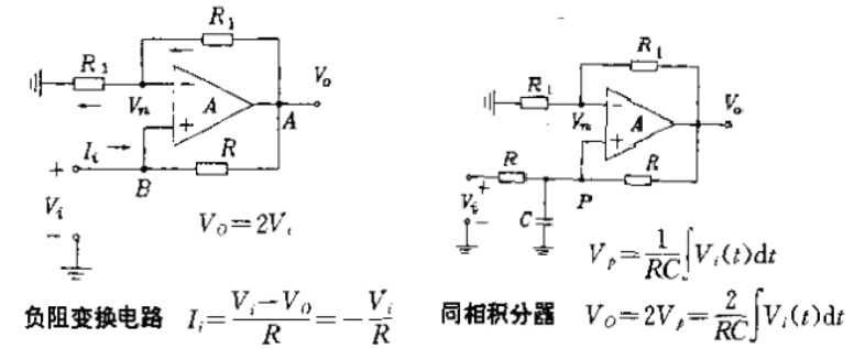 运算放大器计算公式