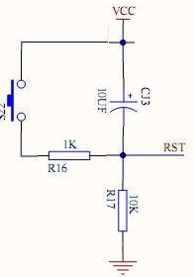 stm32复位电路电容选择