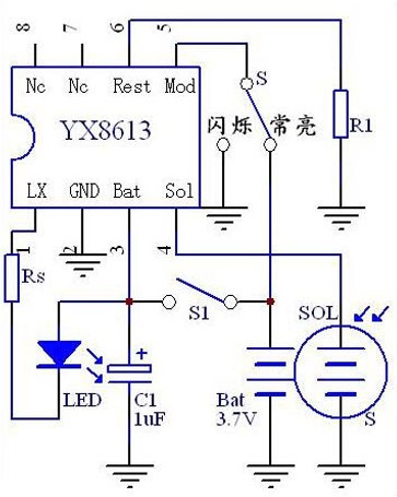 LED灯调光模拟电路