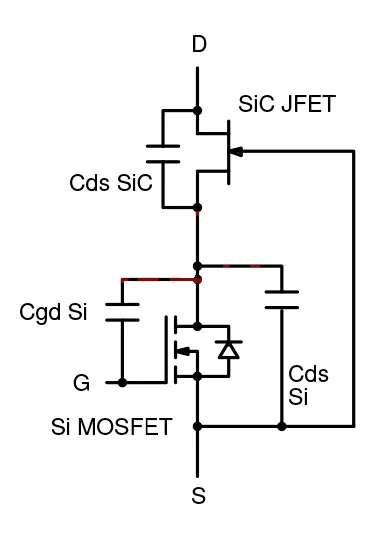 MOSFET开关 共源共栅拓扑 米勒效应