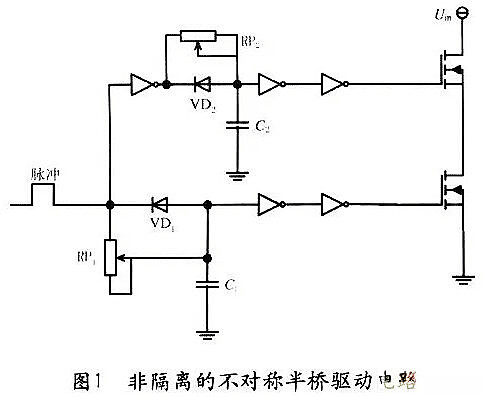 MOSFET 不对称半桥隔离驱动电路