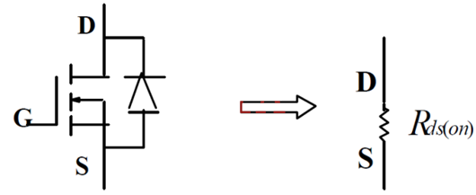 MOSFET 正向导通