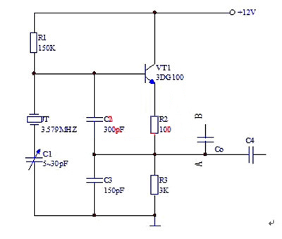 晶体管载波振荡电路
