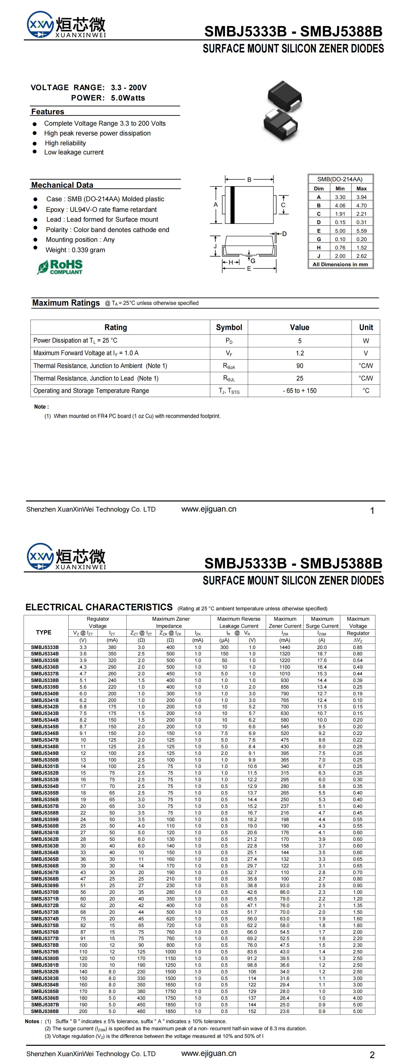 SMBJ5376B