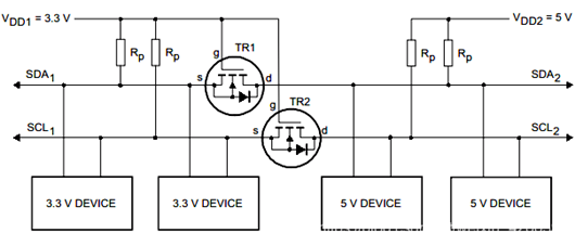 I2C 电平转换电路