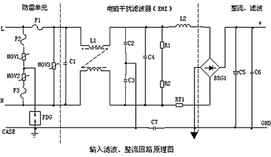 电源滤波器电路