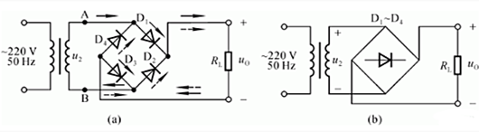 单相桥式整流电路