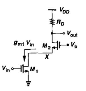 共源共栅级 小信号增益 放大