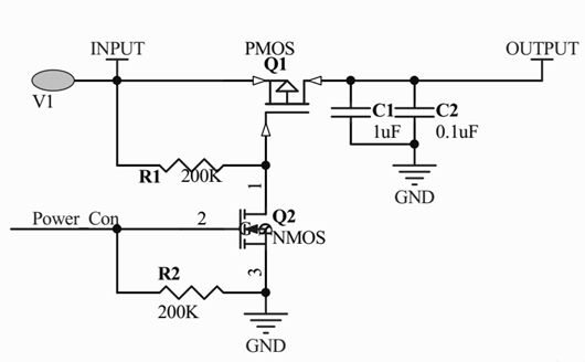 PMOS 电源 开关