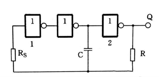 非门 多谐 振荡器