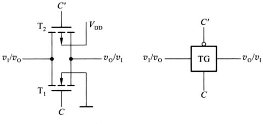 MOS管 反相器 传输门 与非门