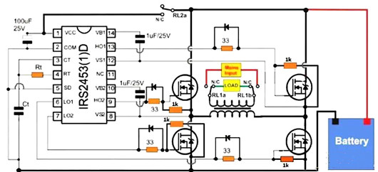 MOSFET 二极管 逆变器