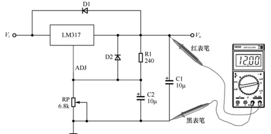 三端稳压器怎么测量