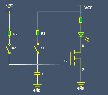 mos管 led 调光电路