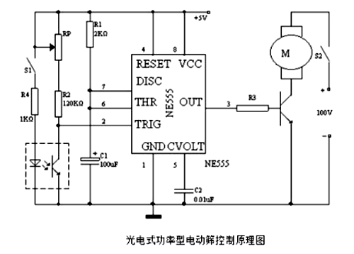 555单稳态电路图