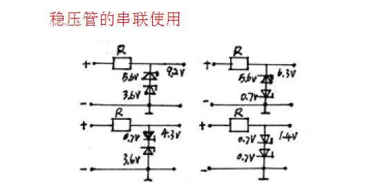 稳压二极管串联