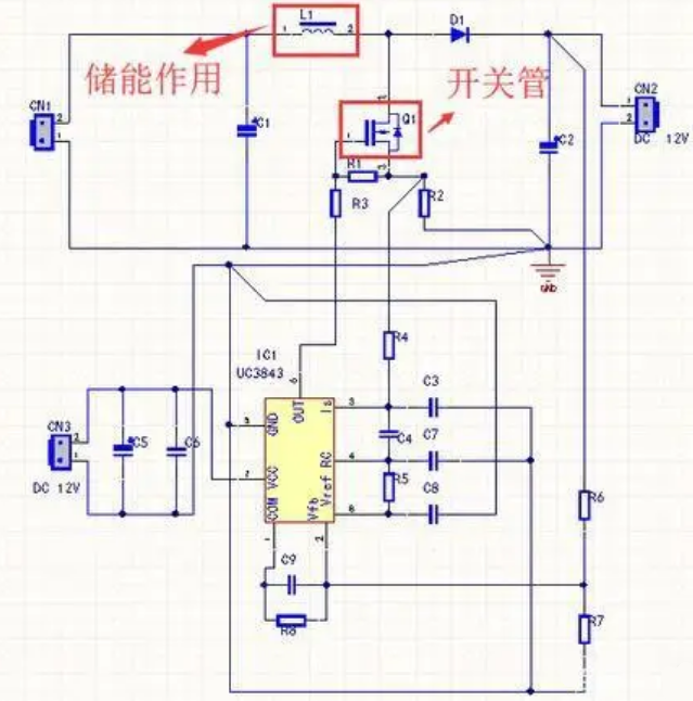 Boost升压型DC-DC转换电路